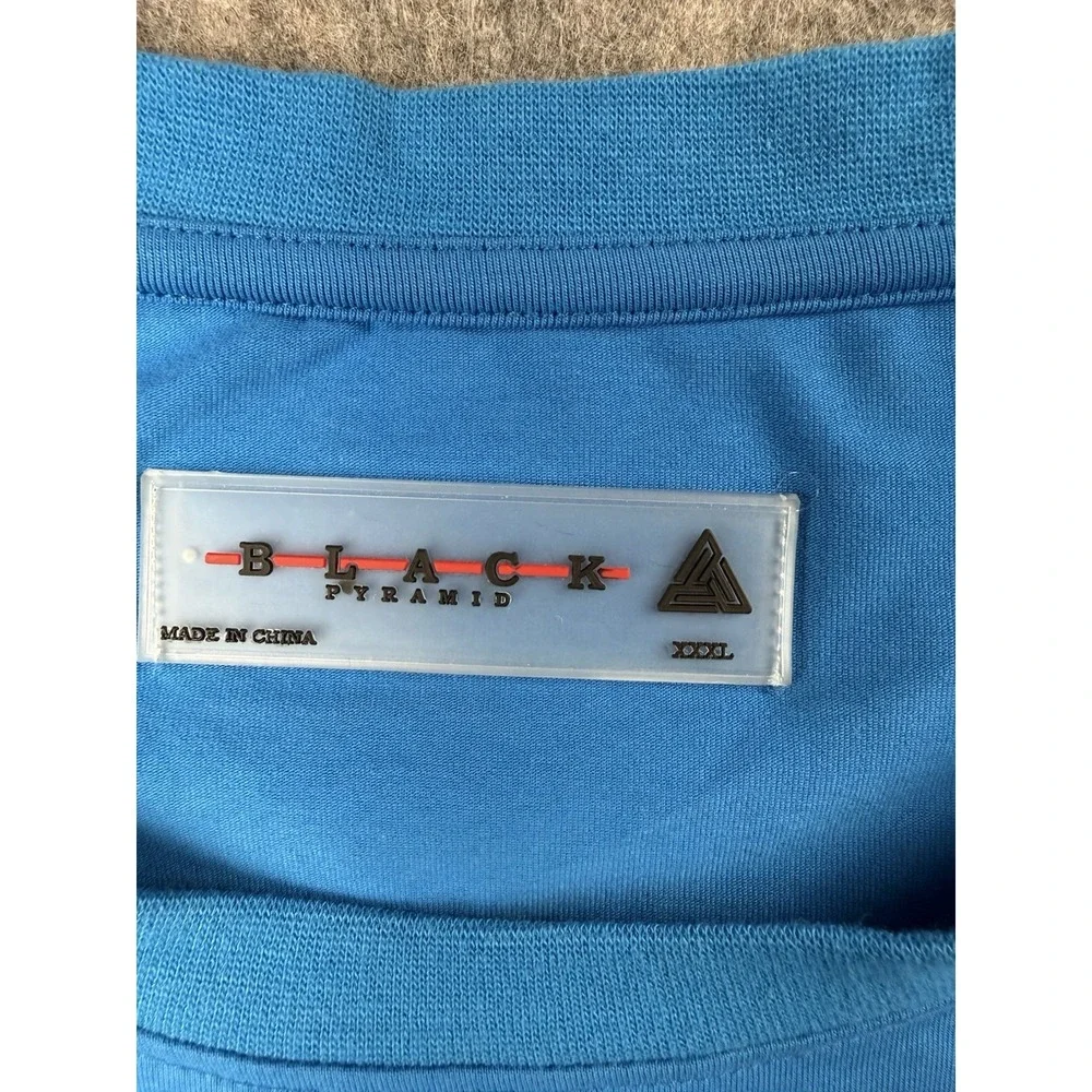 Black Pyramid Men's XXL Space X 2.0 Graphic T-Shirt Blue Patch Tee NWT